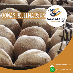 Donas Rellenas 25 Unidades