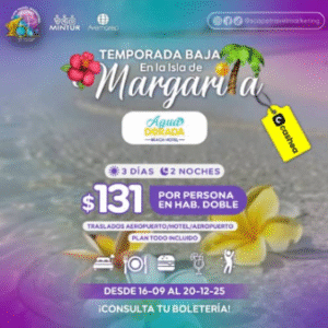 Preventa de Temporada Baja en Agua Dorada Con Cashea