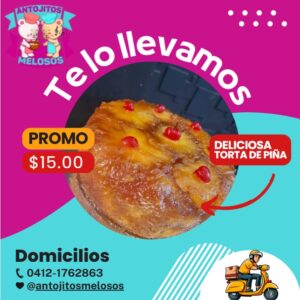 Delicioso torta de piña