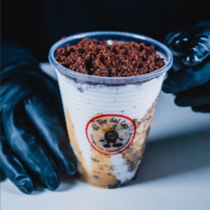 Cocada de brownie y oreo