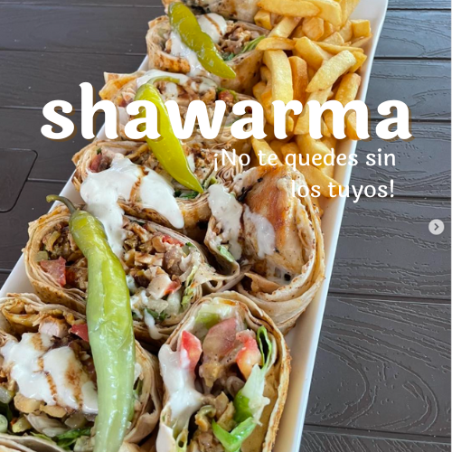 3 Shawarma de Pollo, Carne o Mixto 1 Ración de Tequeños y Papas Más Refresco 1L (copia)