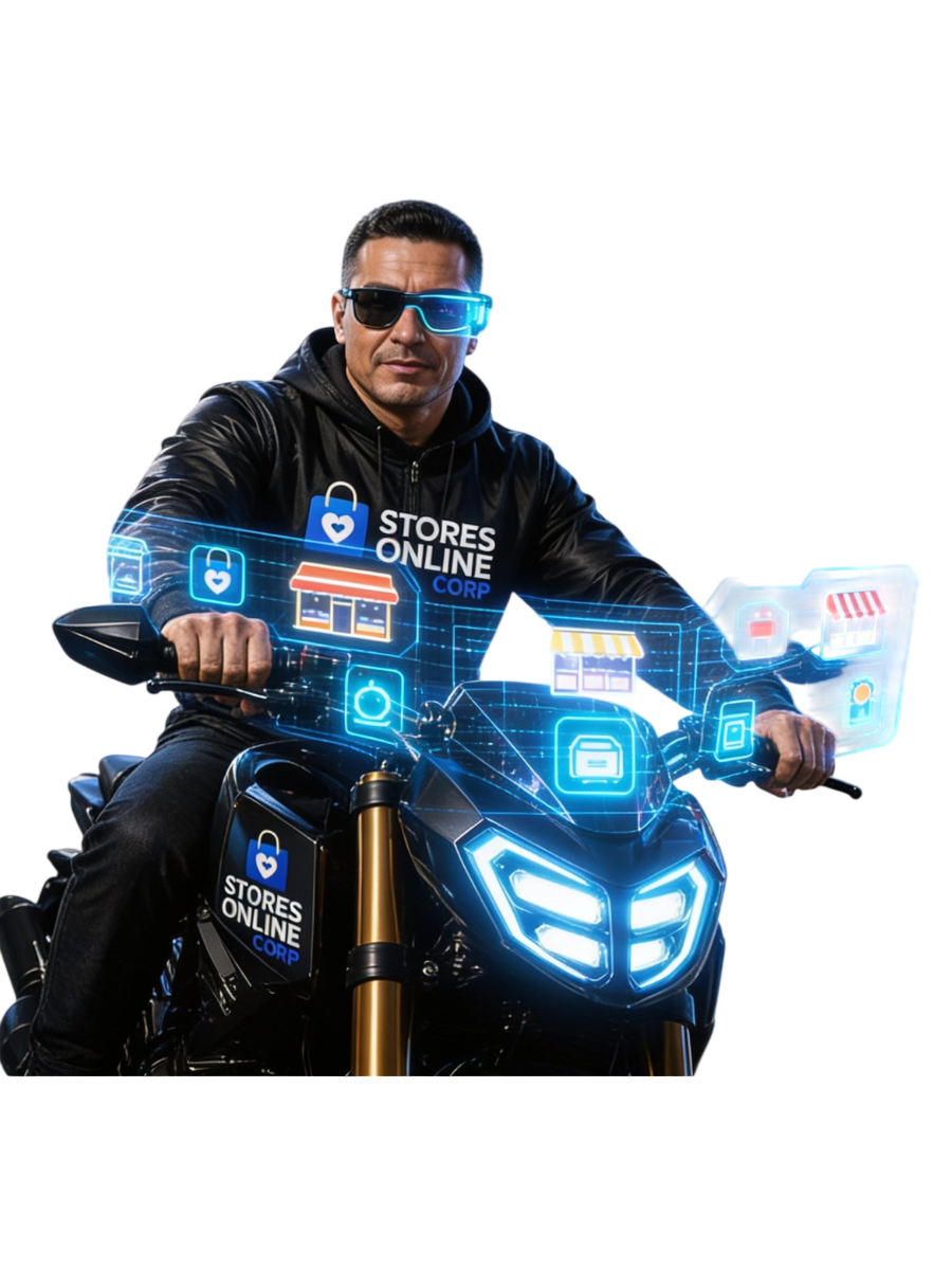 Johan Mata en moto Reality E-Commerce Venezuela